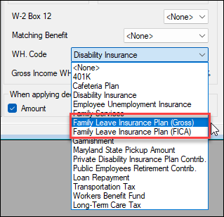 Family Leave Insurance WH